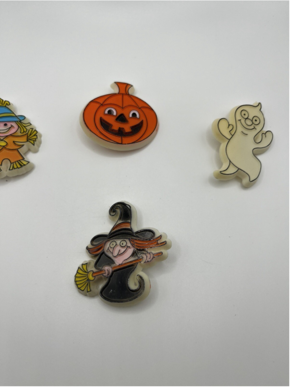 Vintage Fun lot Scarecrow Pin Plastic Farmer Overalls Fall Scare Crow & more
